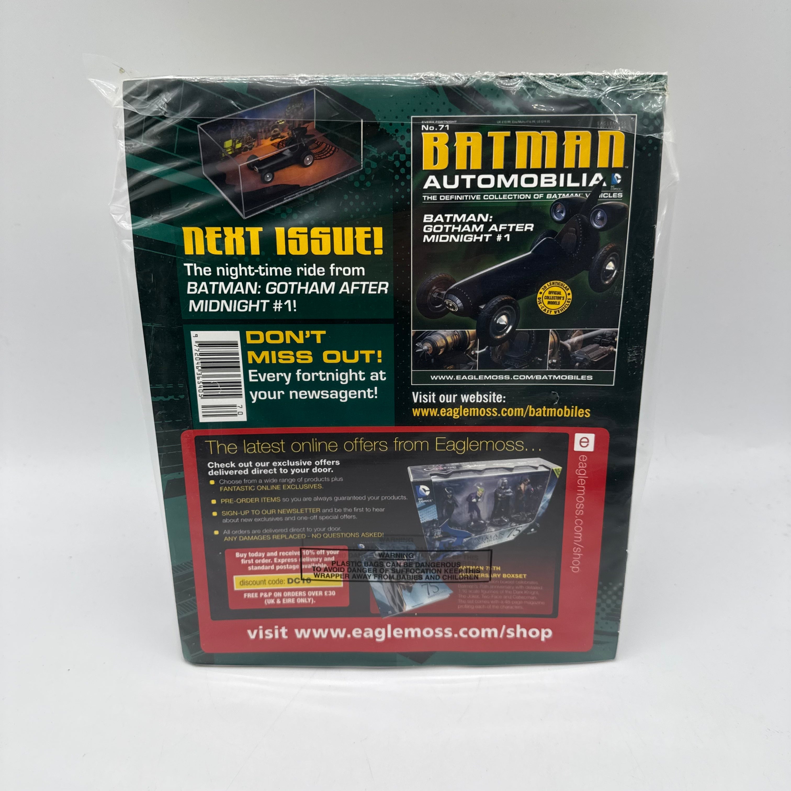 Batman Automobilia Collection Issue 70 ‘Batman Returns Movie’ Vehicle NEW