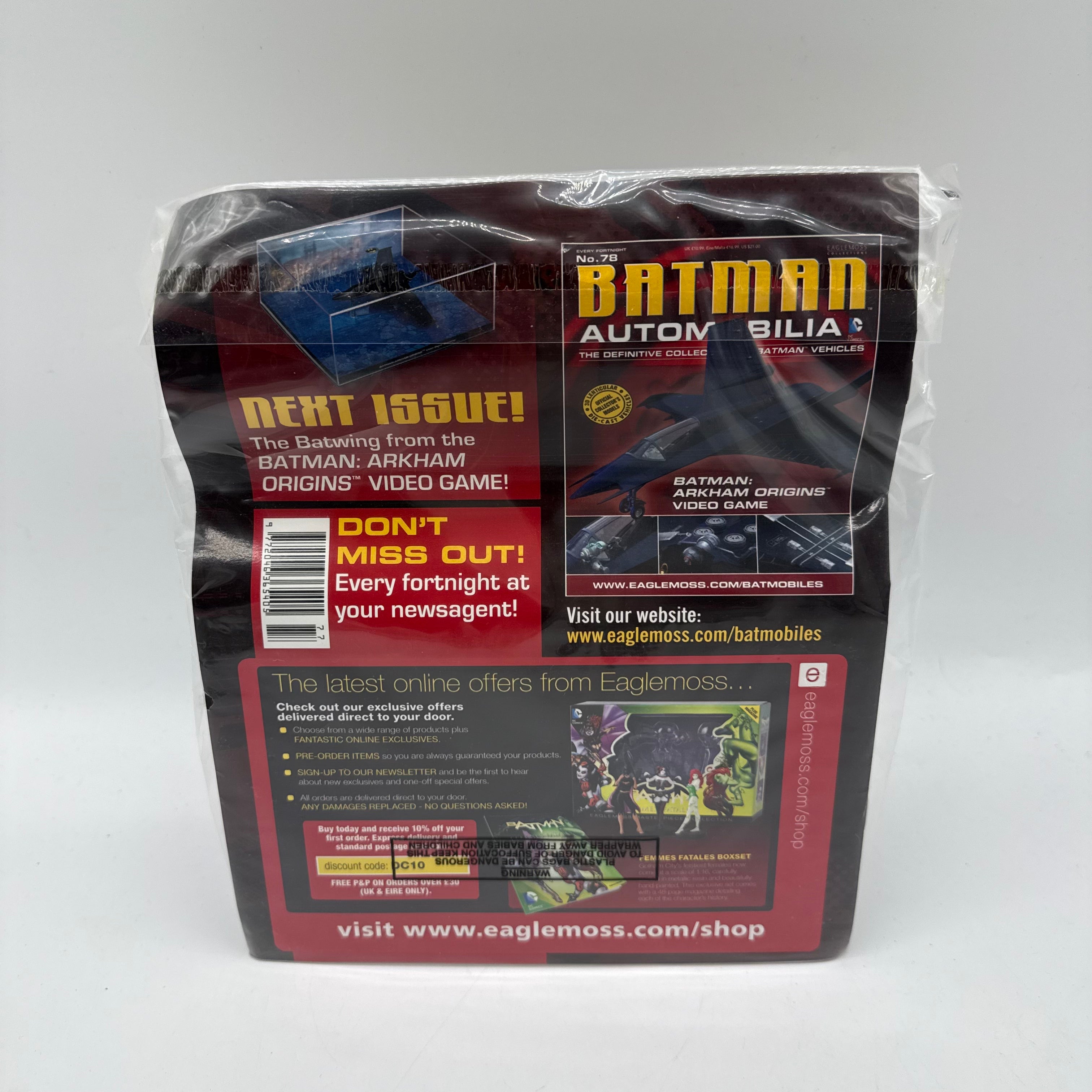 Batman Automobilia Collection Issue 77 ‘Classic TV Series Original Batcycle’ Vehicle NEW