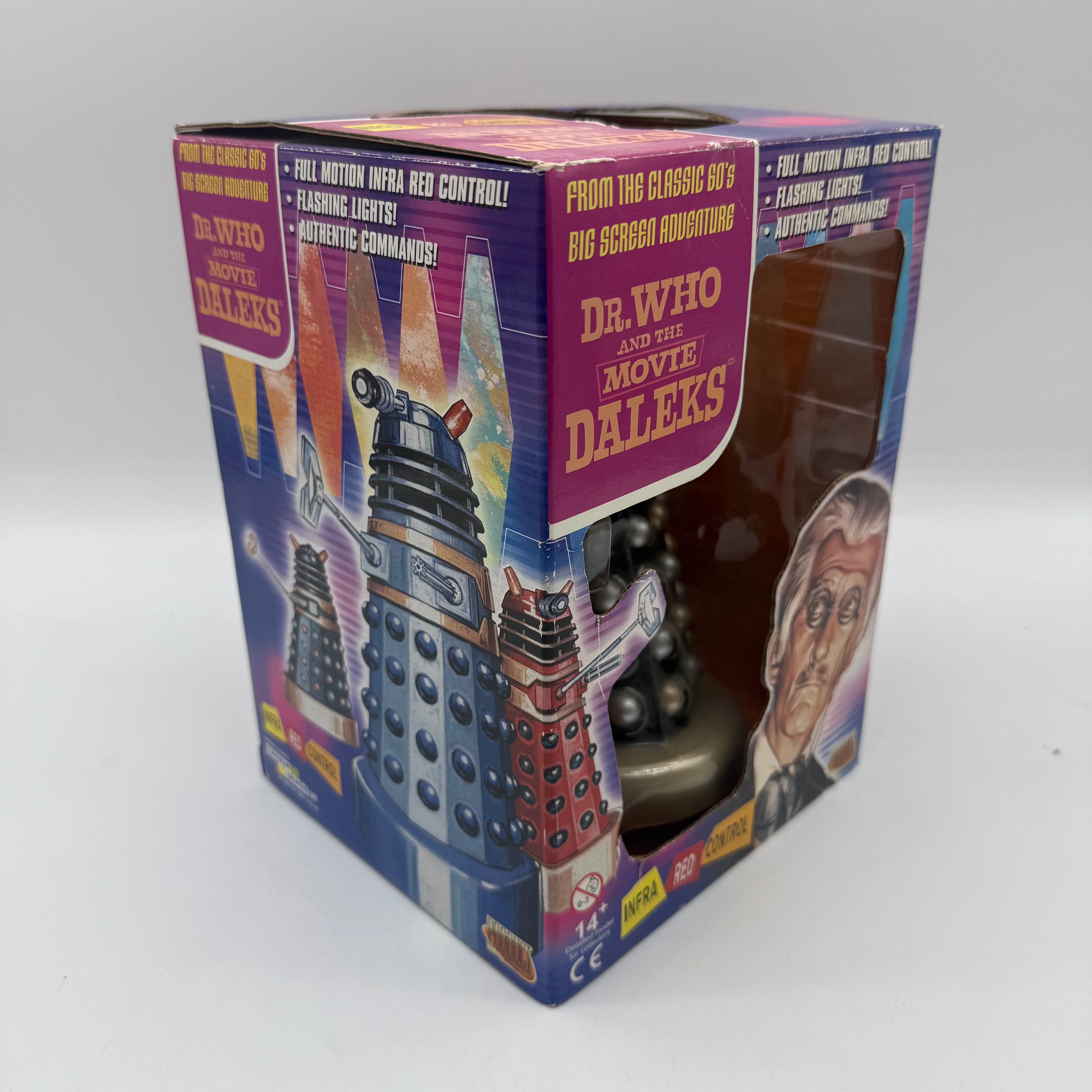 Doctor Who Peter Cushing Infra-Red Control Dalek Black / Gold - Fully Working
