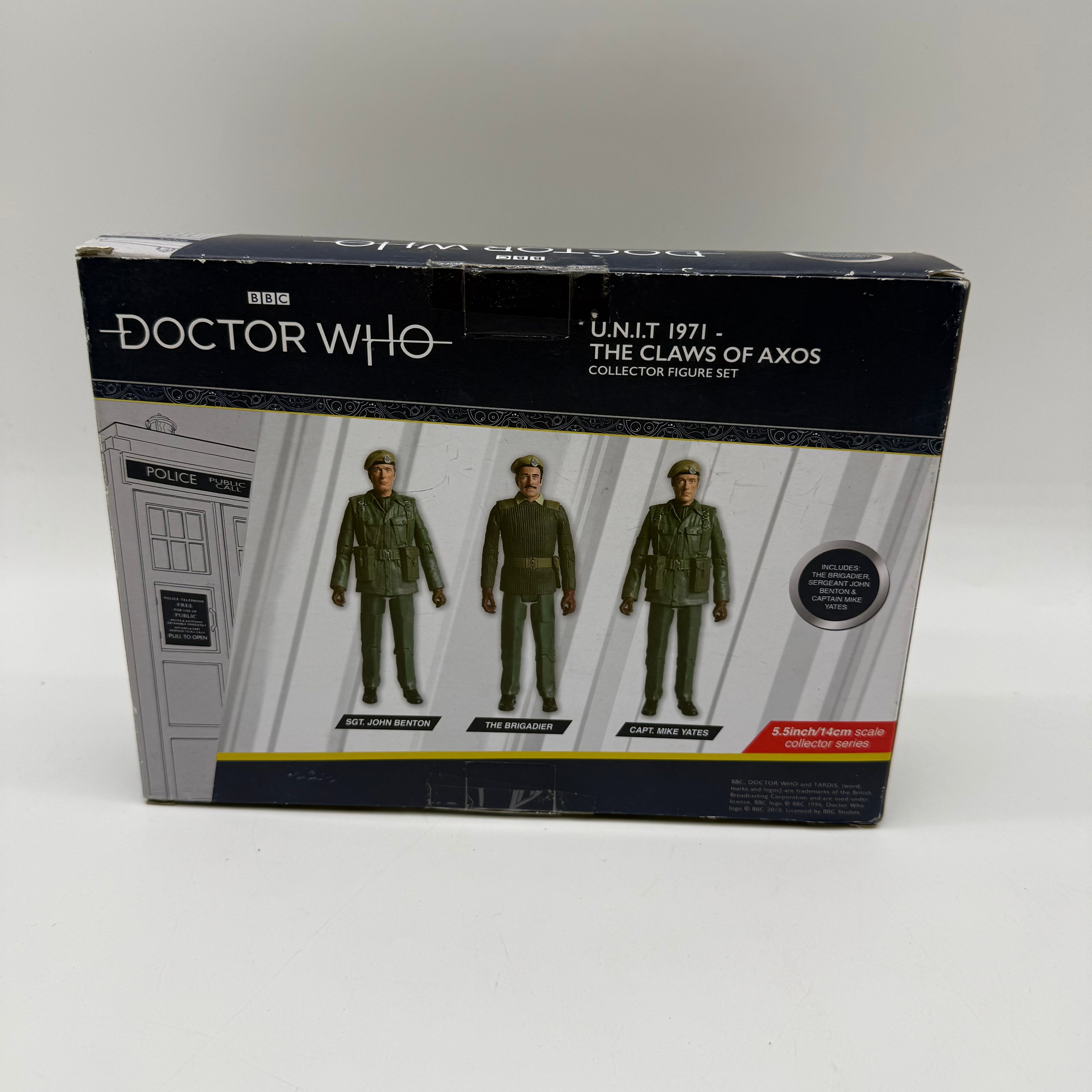 Doctor Who Character Options U.N.I.T 1971 The Claws of Axos Set
