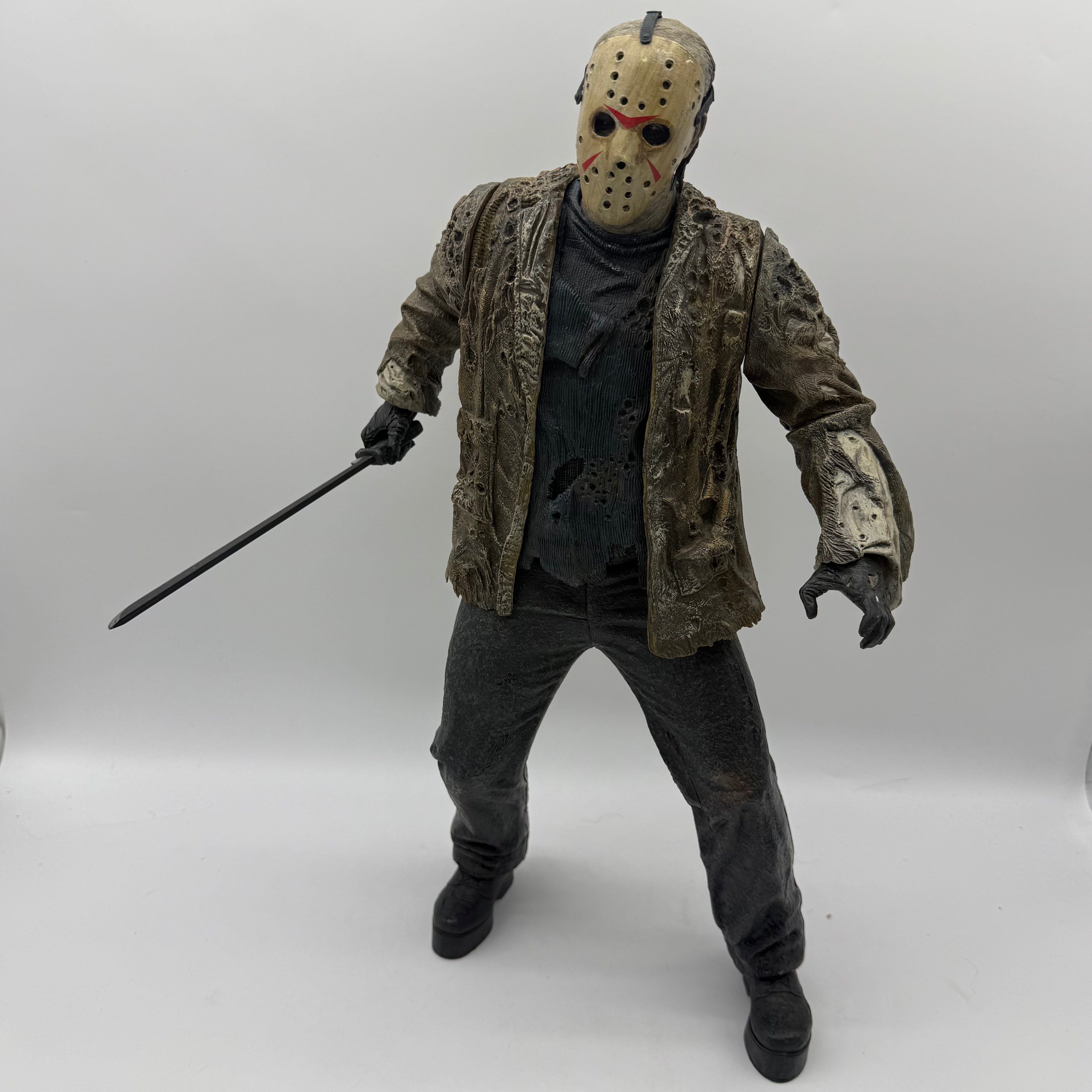 NECA 2004 Jason Voorhees Large 20' Figure with Mask / Accessories