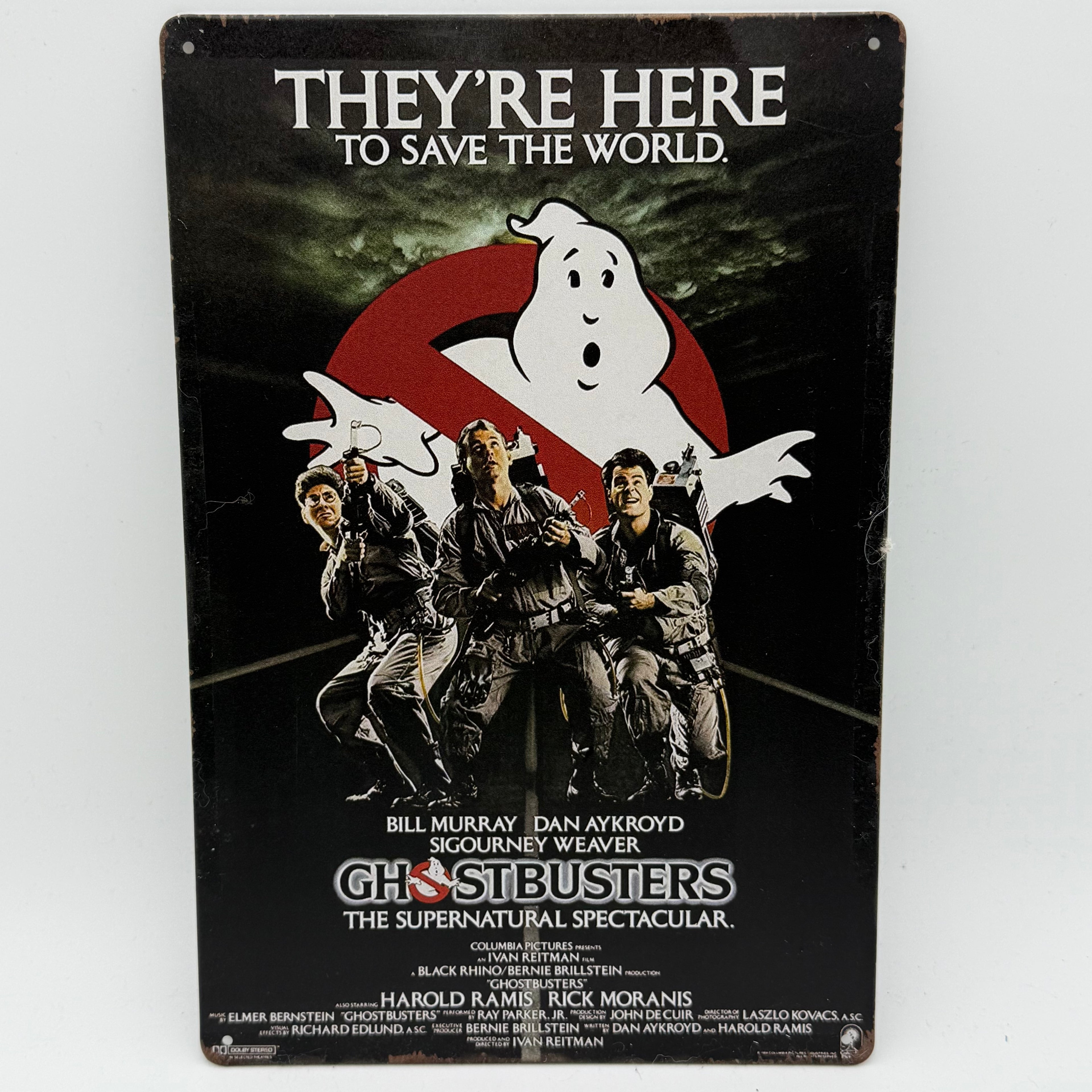 Ghostbusters Movie Poster 10' metal sign Factory Entertainment