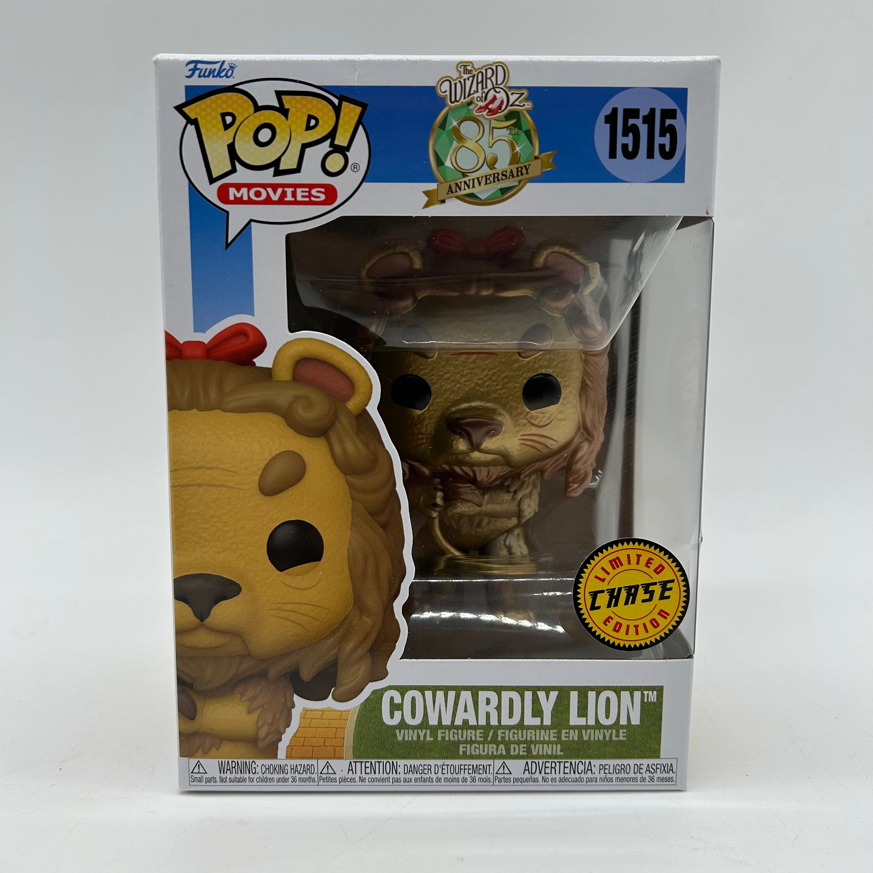 Wizard of Oz Cowardly Lion CHASE 1515 Funko Pop