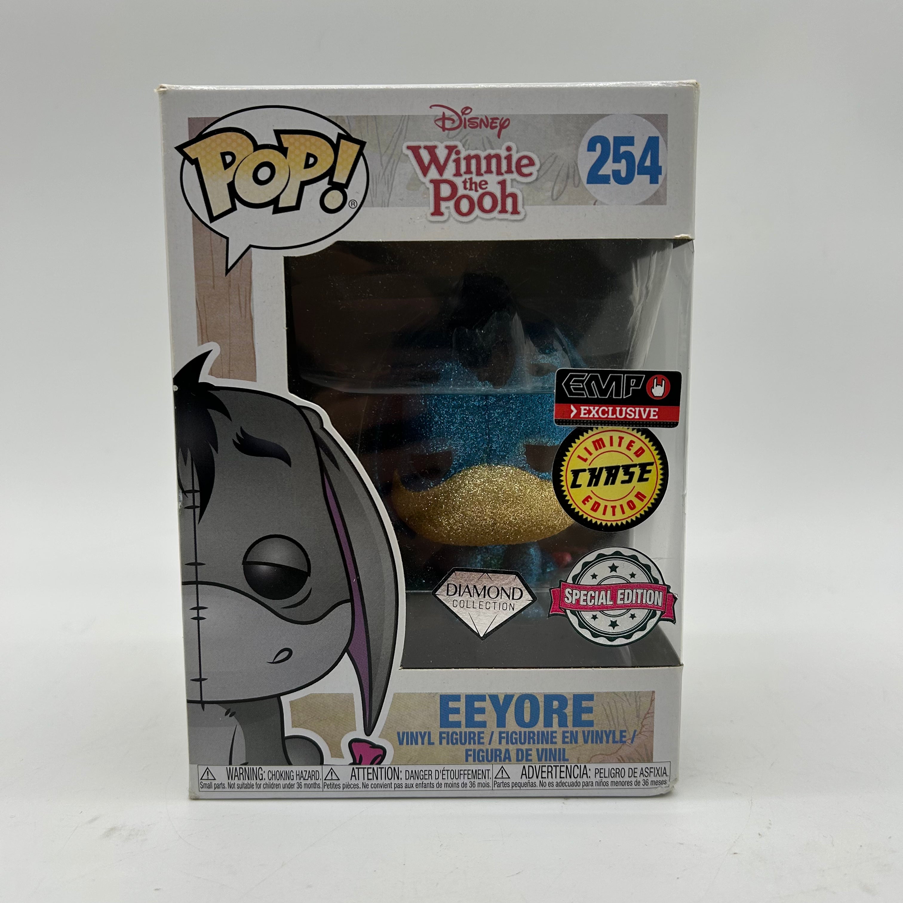 Wiinie the Pooh Eeyore Diamond chase 254 Funko Pop