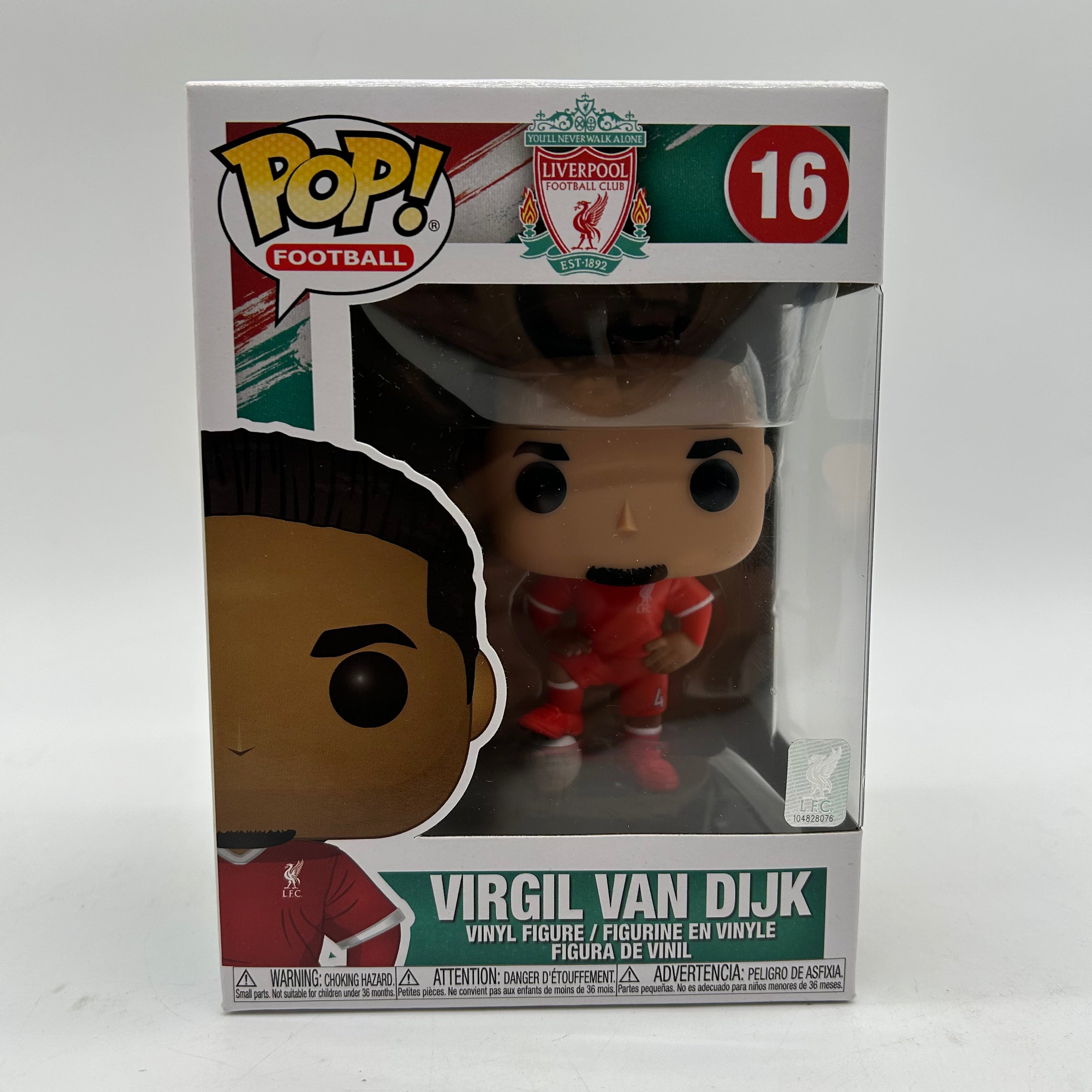 Liverpool Virgil Van Dijk 16 Funko Pop