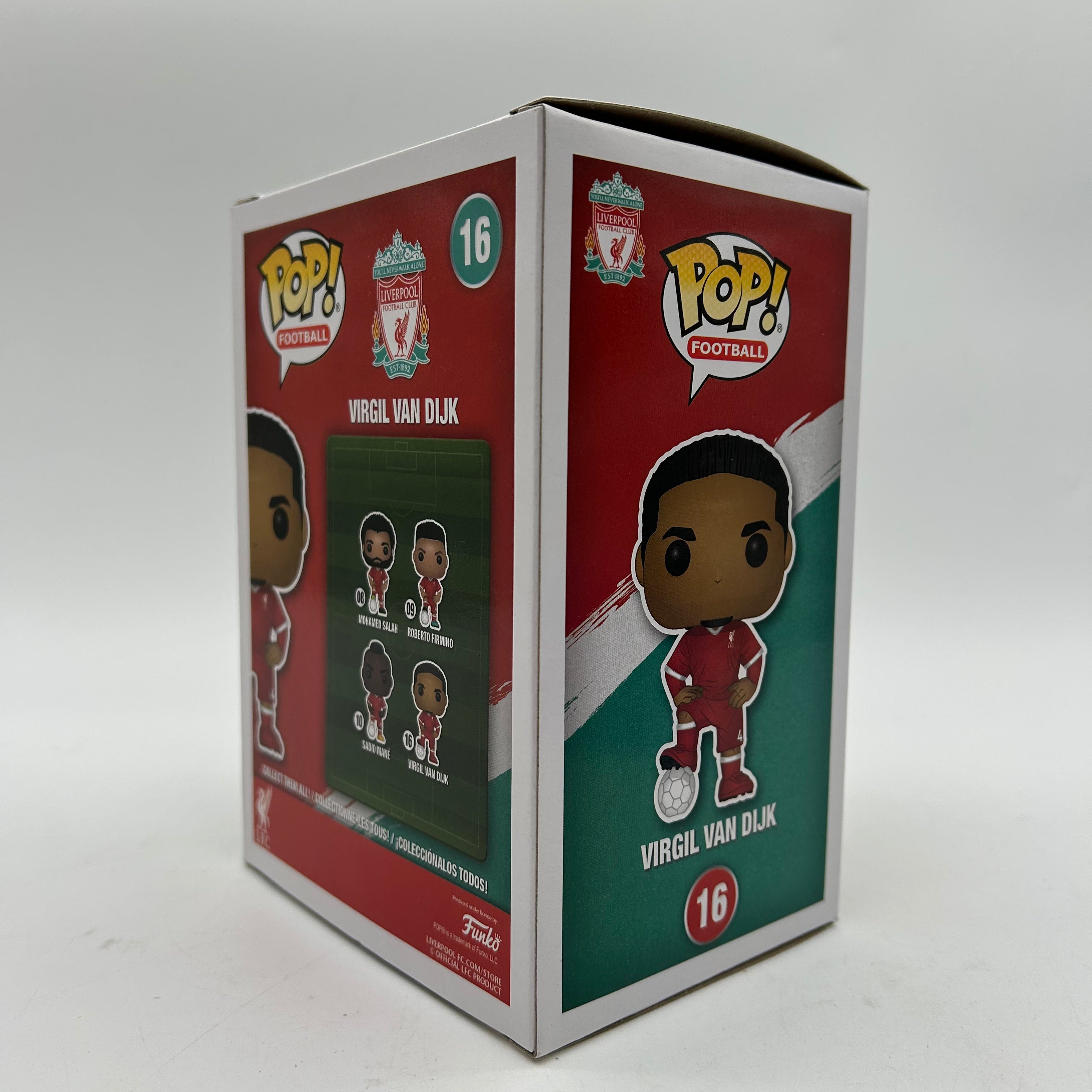 Liverpool Virgil Van Dijk 16 Funko Pop