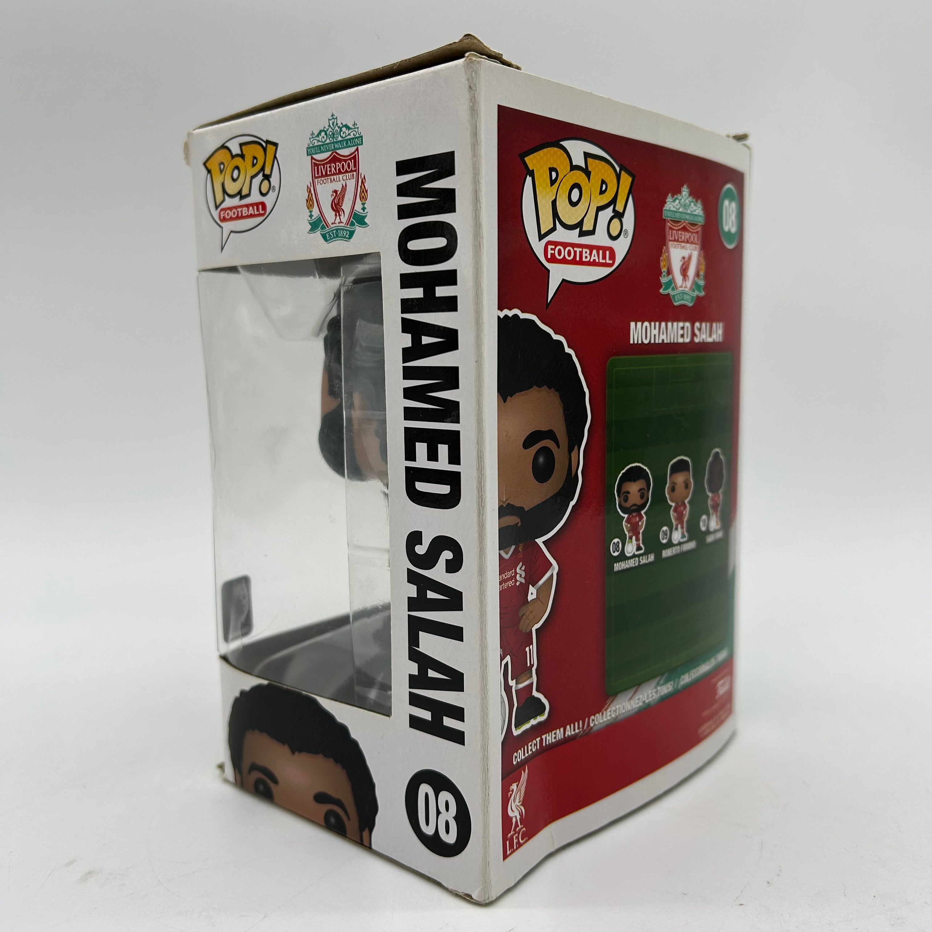 Liverpool Mohamed Salah 08 Funko Pop (box damage)