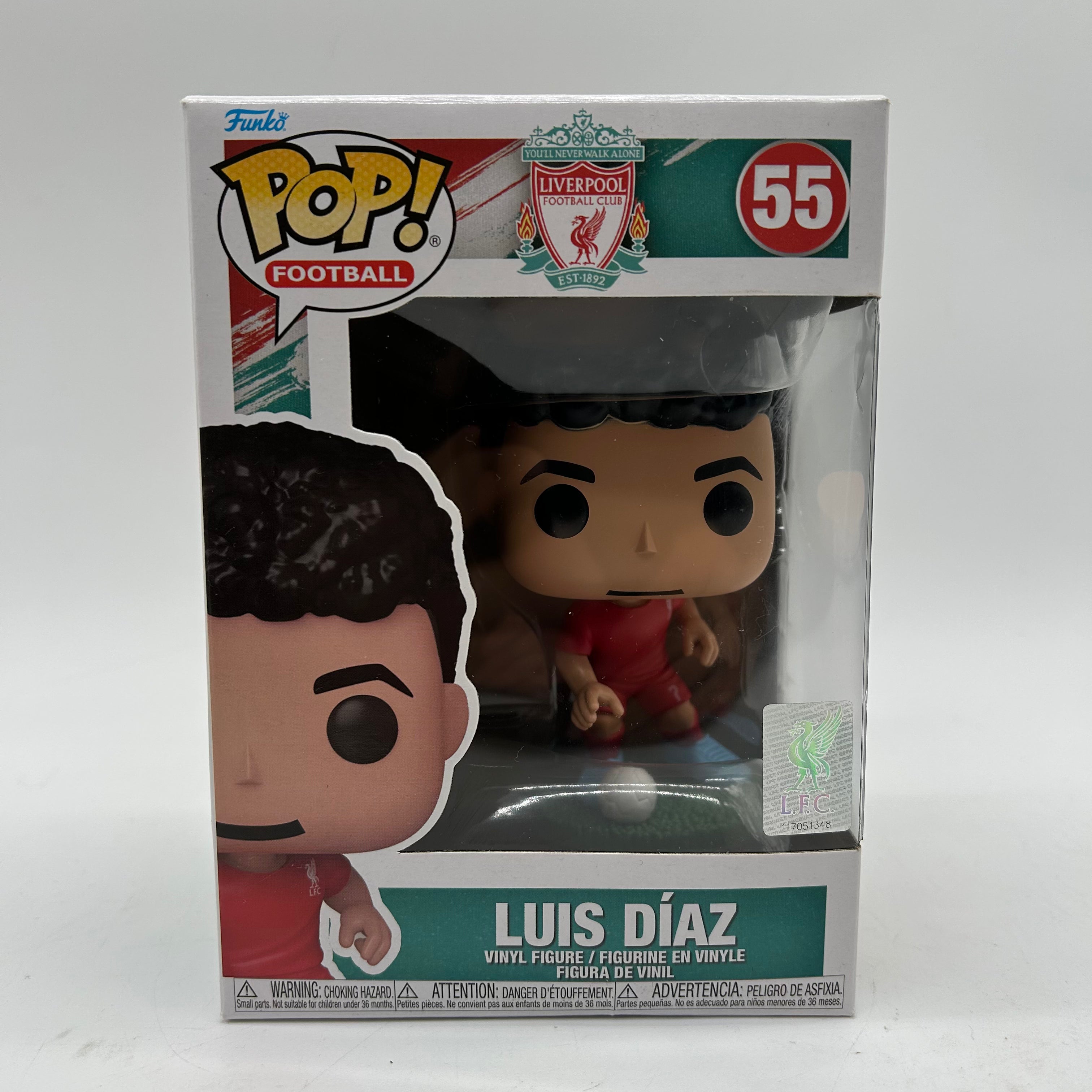 Liverpool Luis Diaz 55 Funko Pop