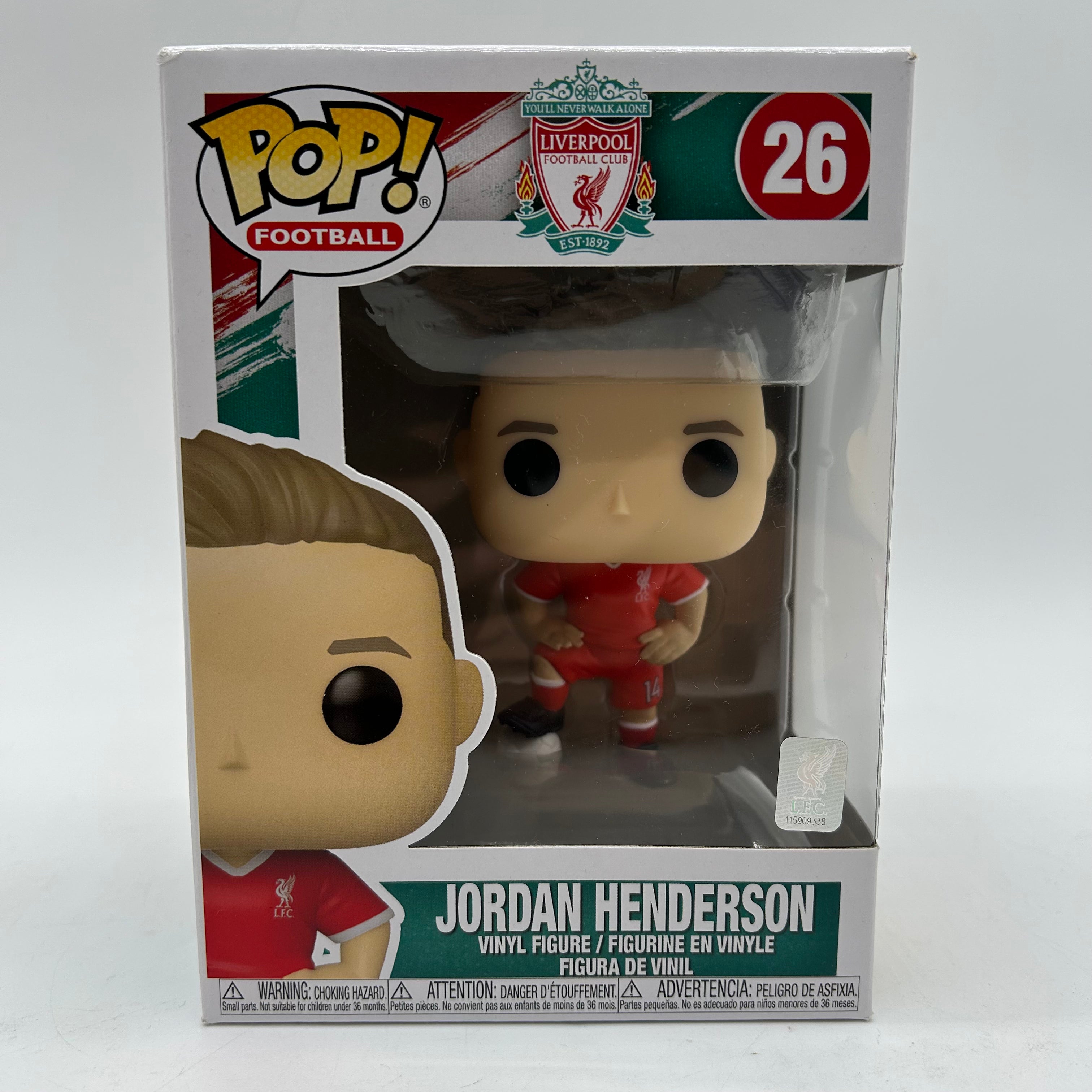 Liverpool Jordan Henderson 26 Funko Pop