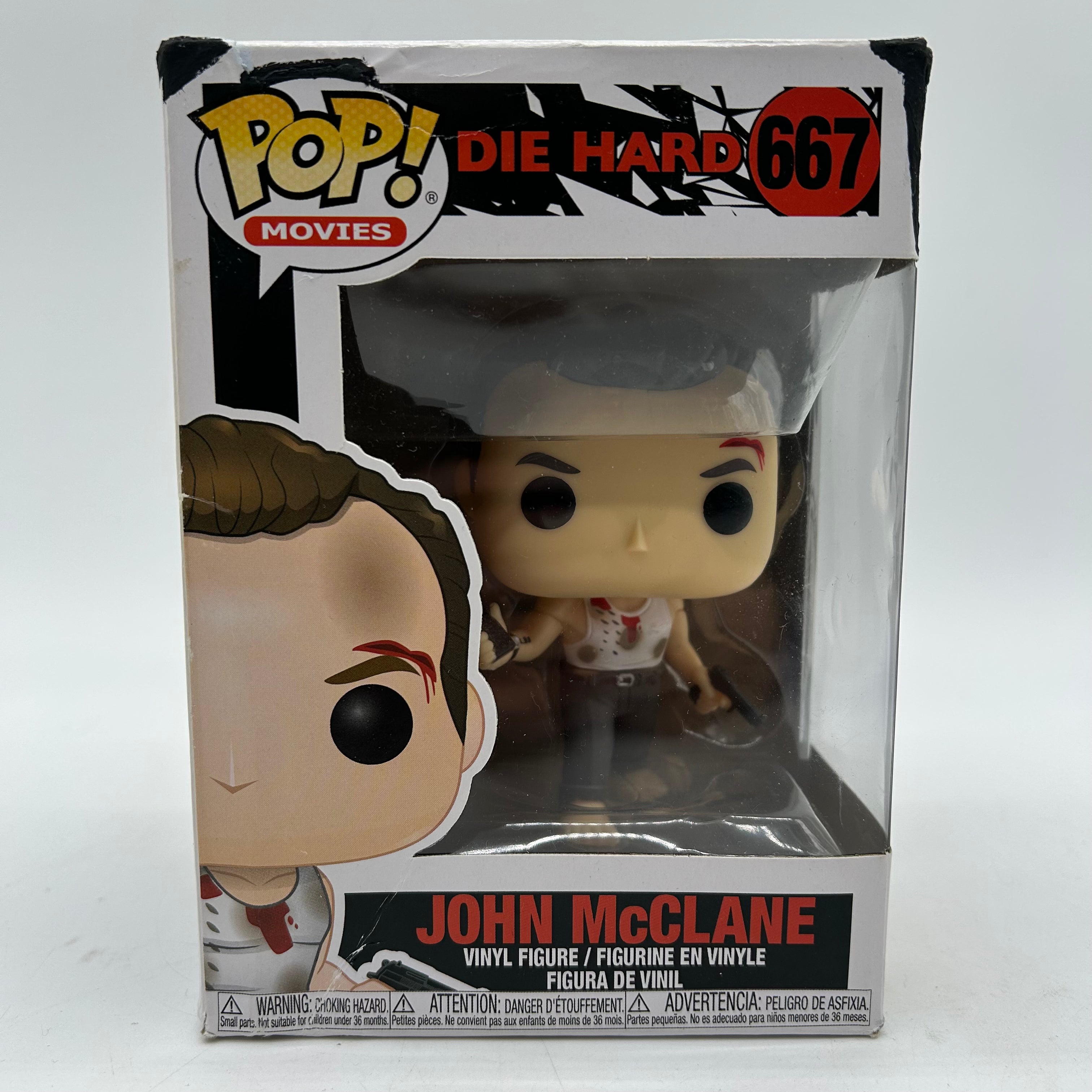 Die Hard John McClane 667 Funko Pop (box damage)