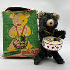 Vintage 1950s ALPS Mechanical Drummer Bear
