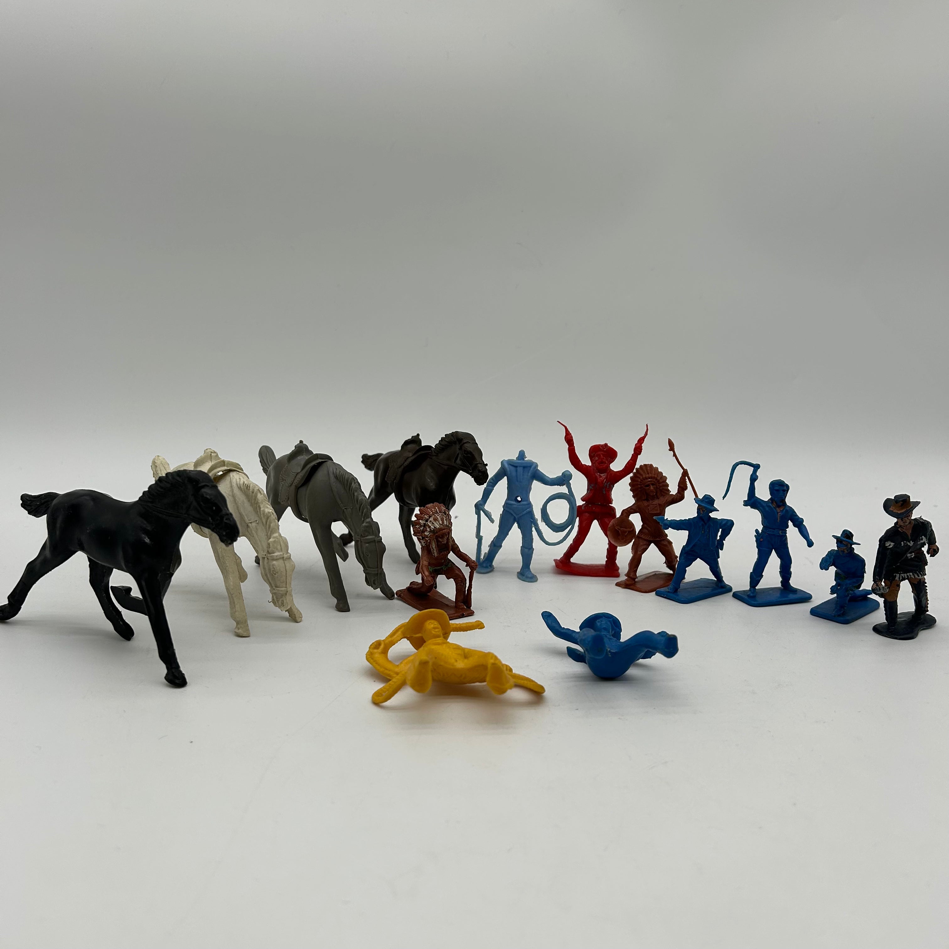 Vintage 1960s Cowboy / Horse and Other Figures Bundle