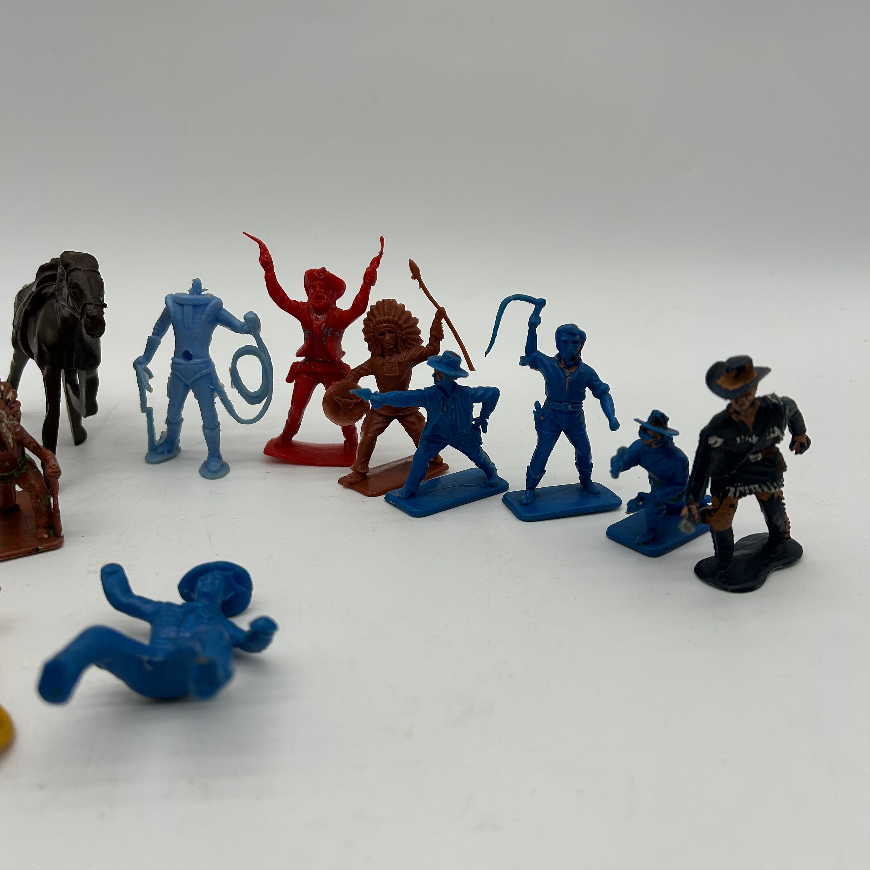 Vintage 1960s Cowboy / Horse and Other Figures Bundle