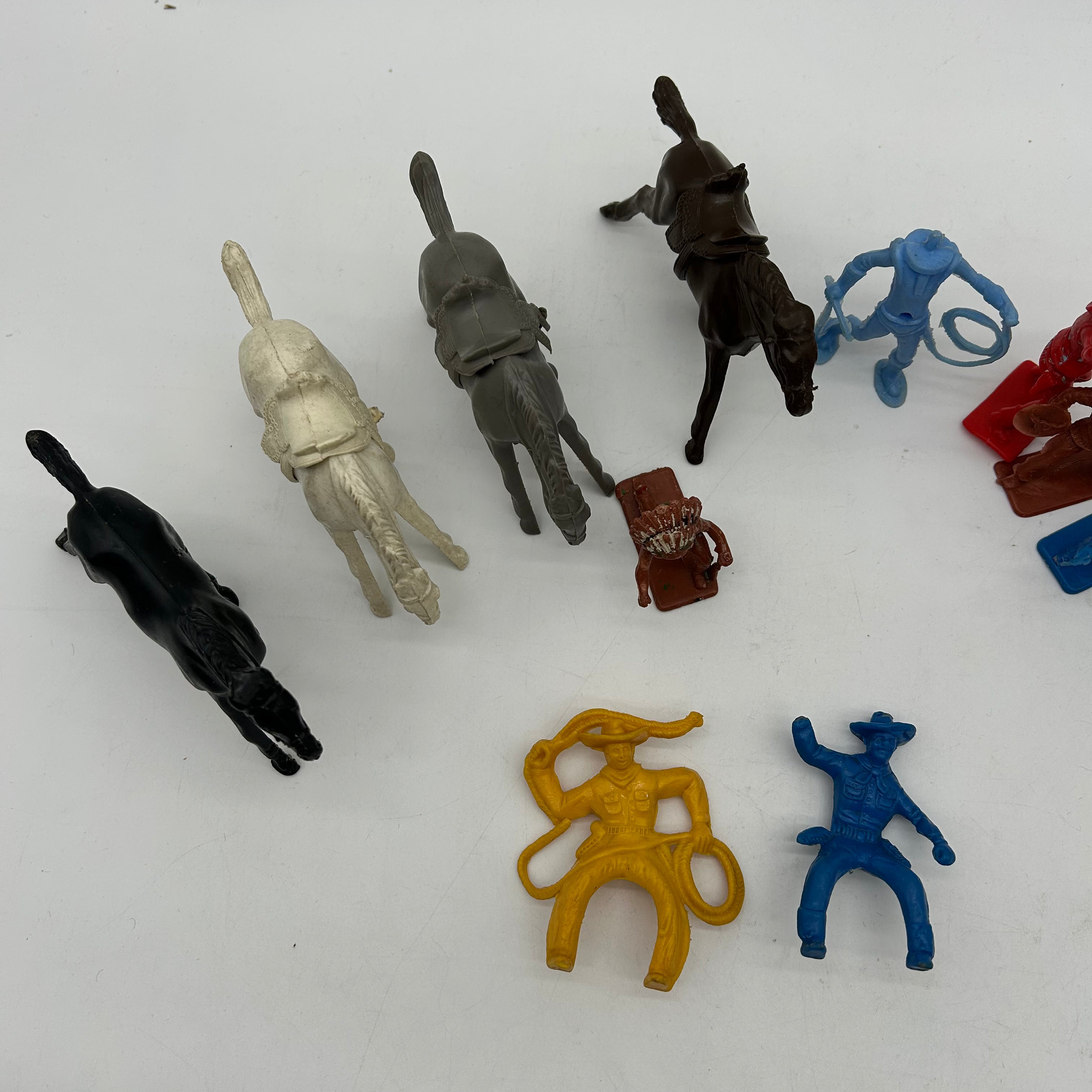 Vintage 1960s Cowboy / Horse and Other Figures Bundle