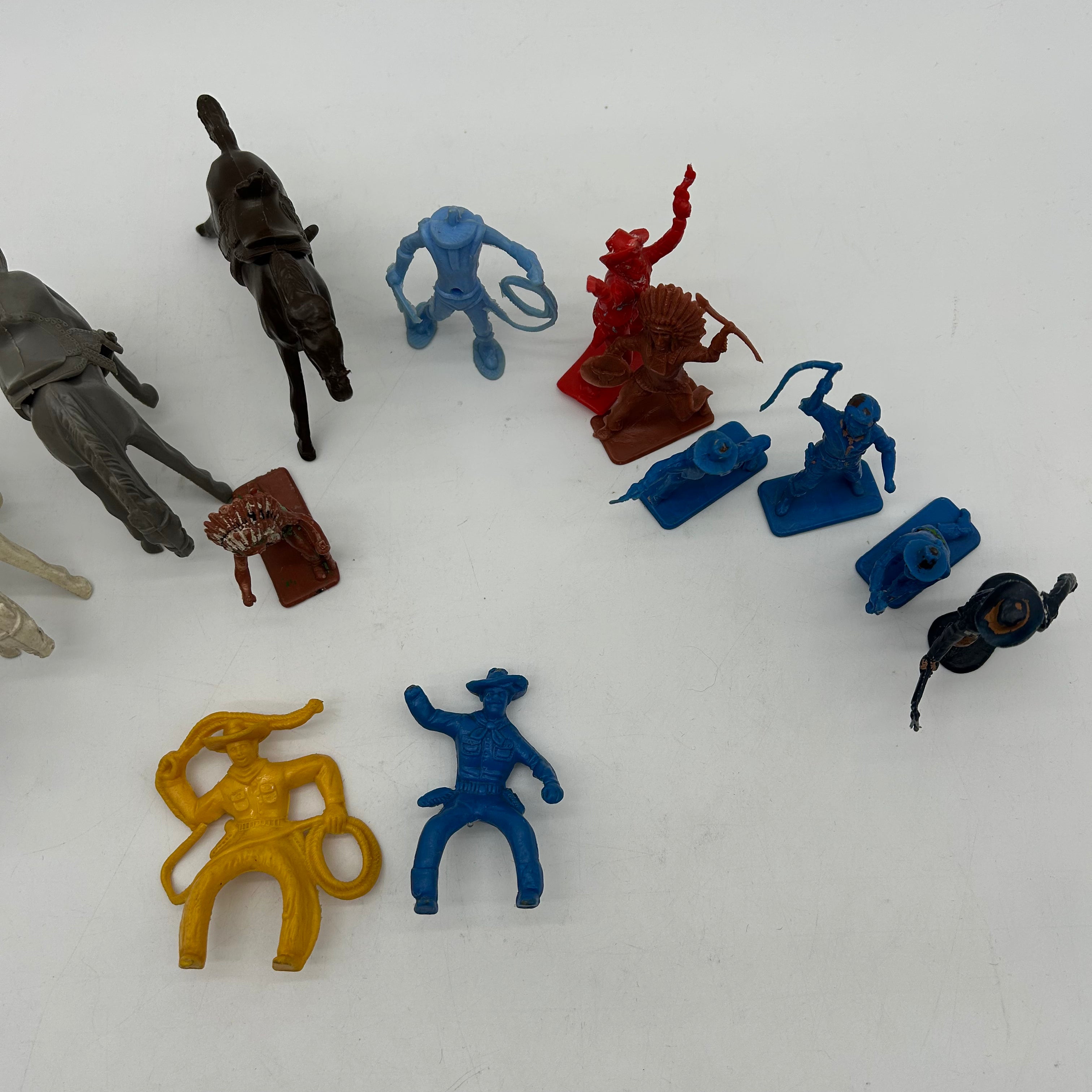 Vintage 1960s Cowboy / Horse and Other Figures Bundle
