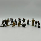 Vintage Crescent Toys 1960s Toy Soldiers Bundle