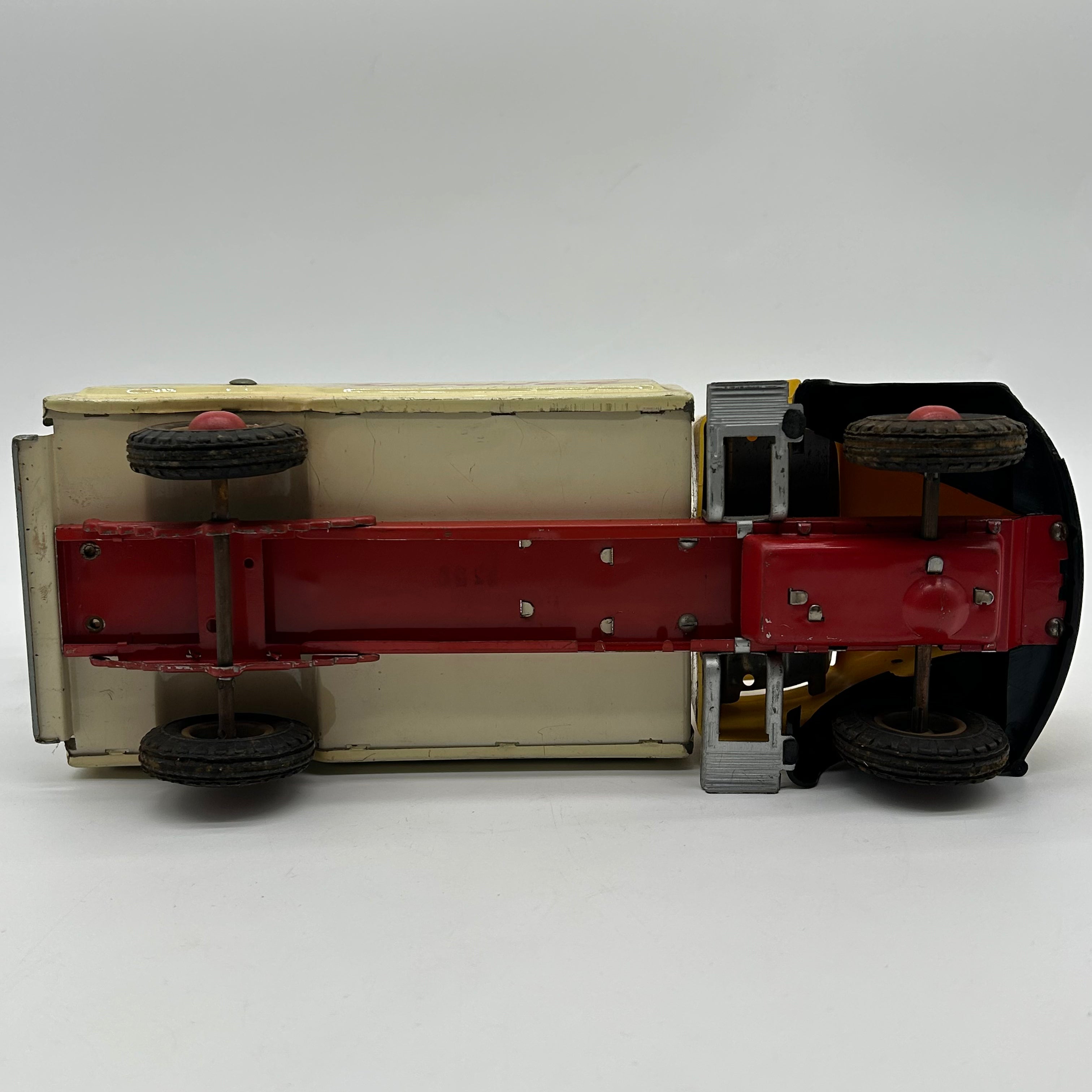 Vintage 1950s Toy Dump Truck Wind up Mechanism