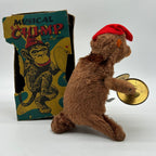 1950s Alps Wind Up Musical Chimp (key doesn't turn)