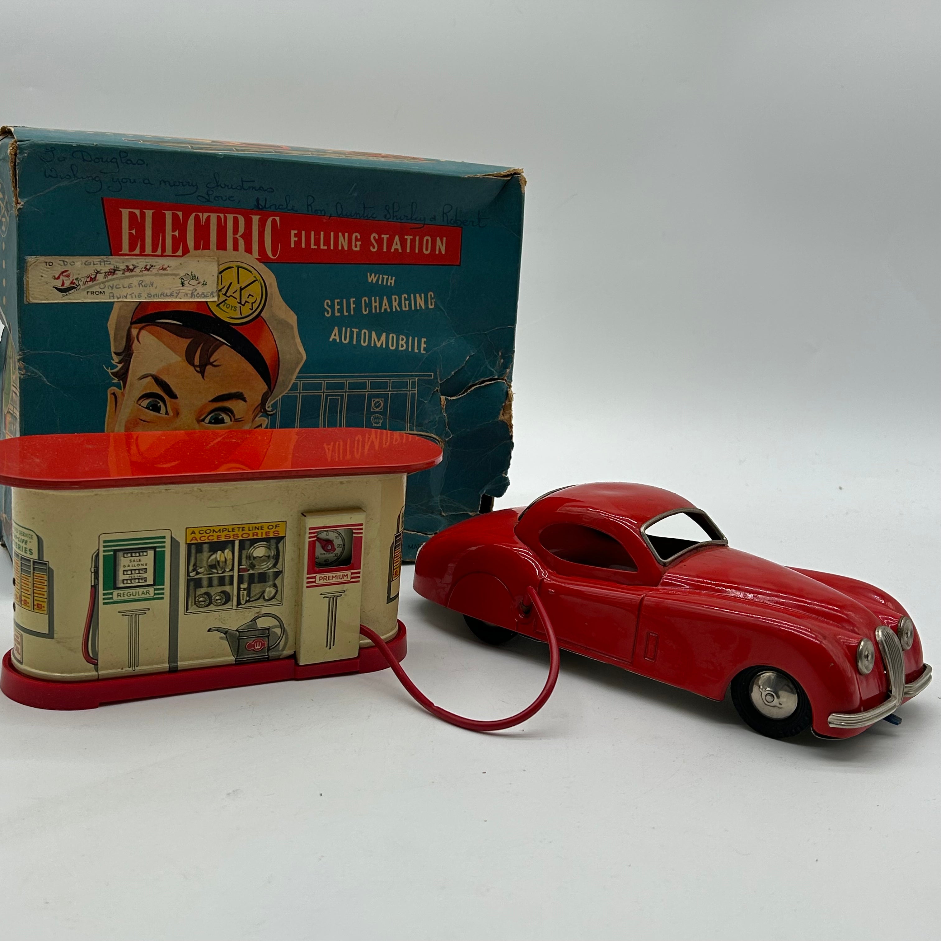 Marx Toys Electric Filling Station 1950s