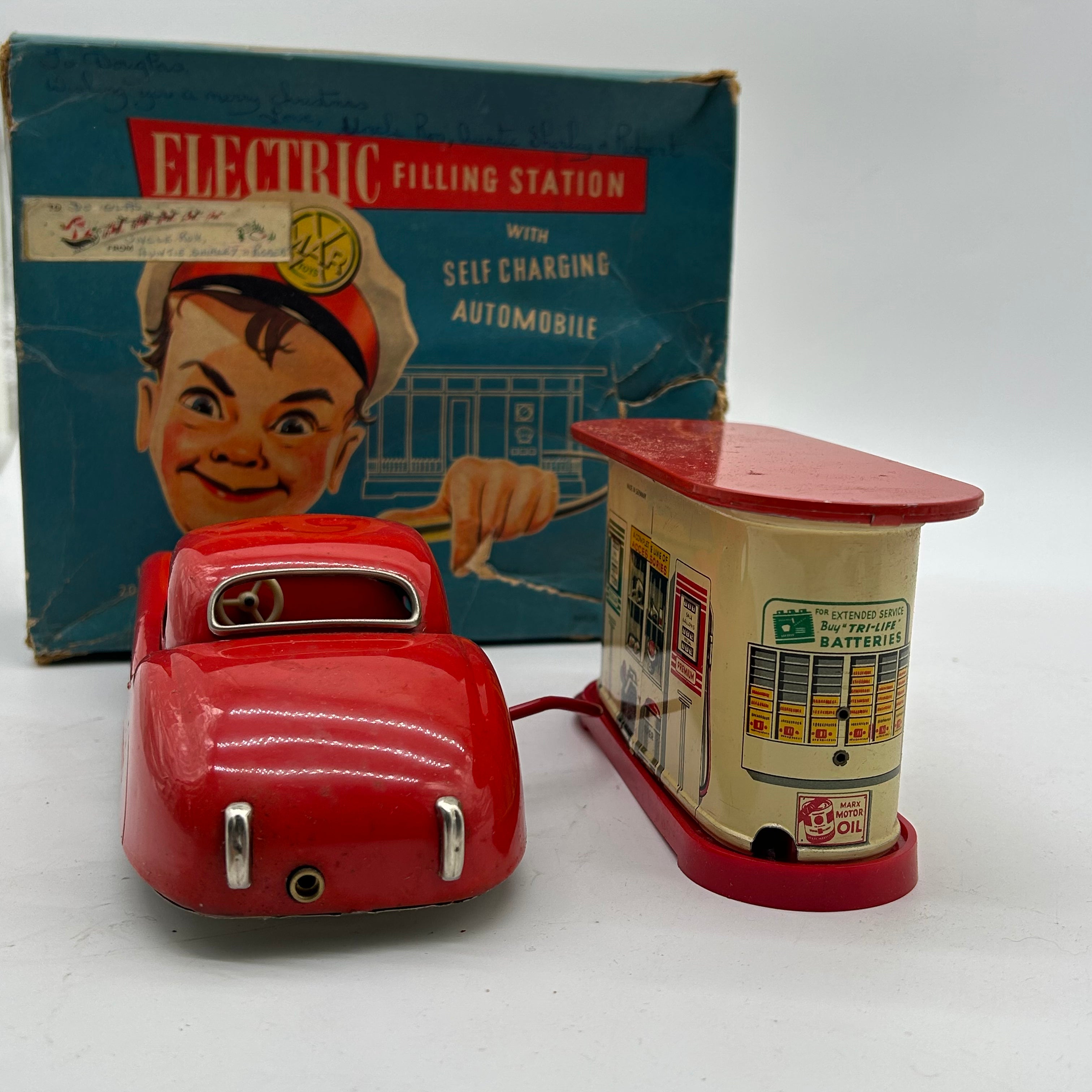 Marx Toys Electric Filling Station 1950s