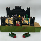 Vintage 1960s Crescent Toys Castle and Figures