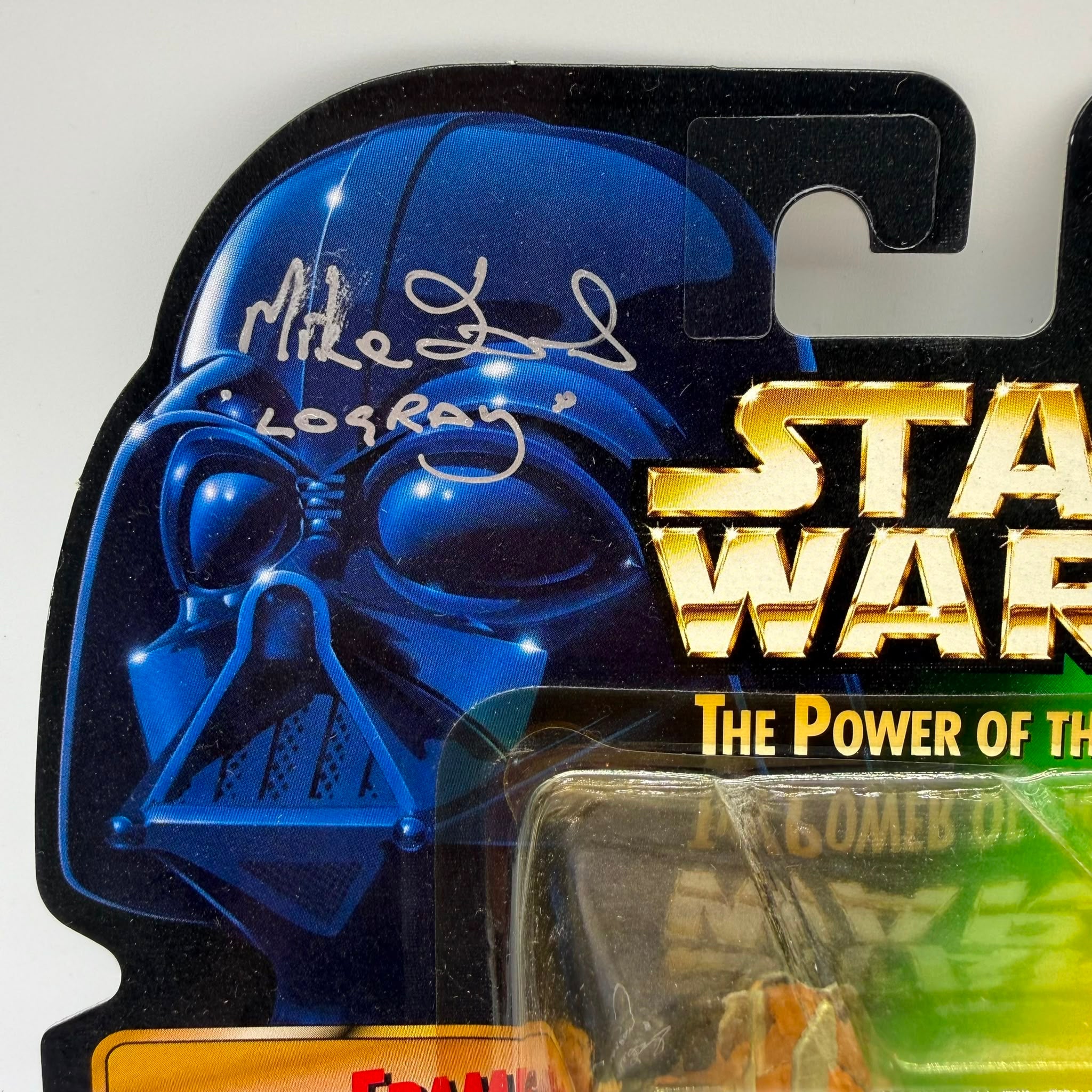 Star Wars POTF Mike Edmonds Signed Logray & Wicket  New Carded