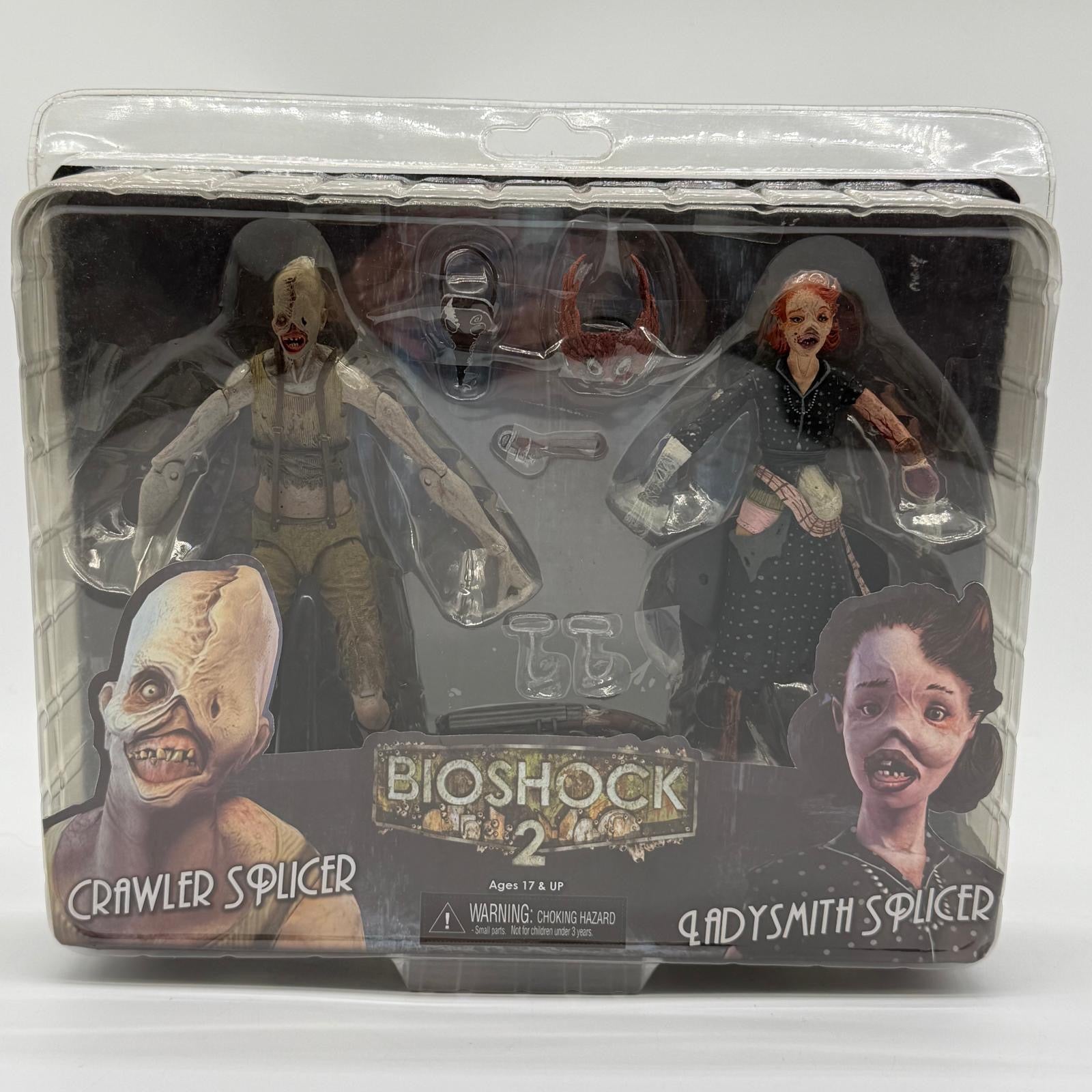 NECA Bioshock 2 Crawler / Ladysmith Splicer 2-Pack Sealed